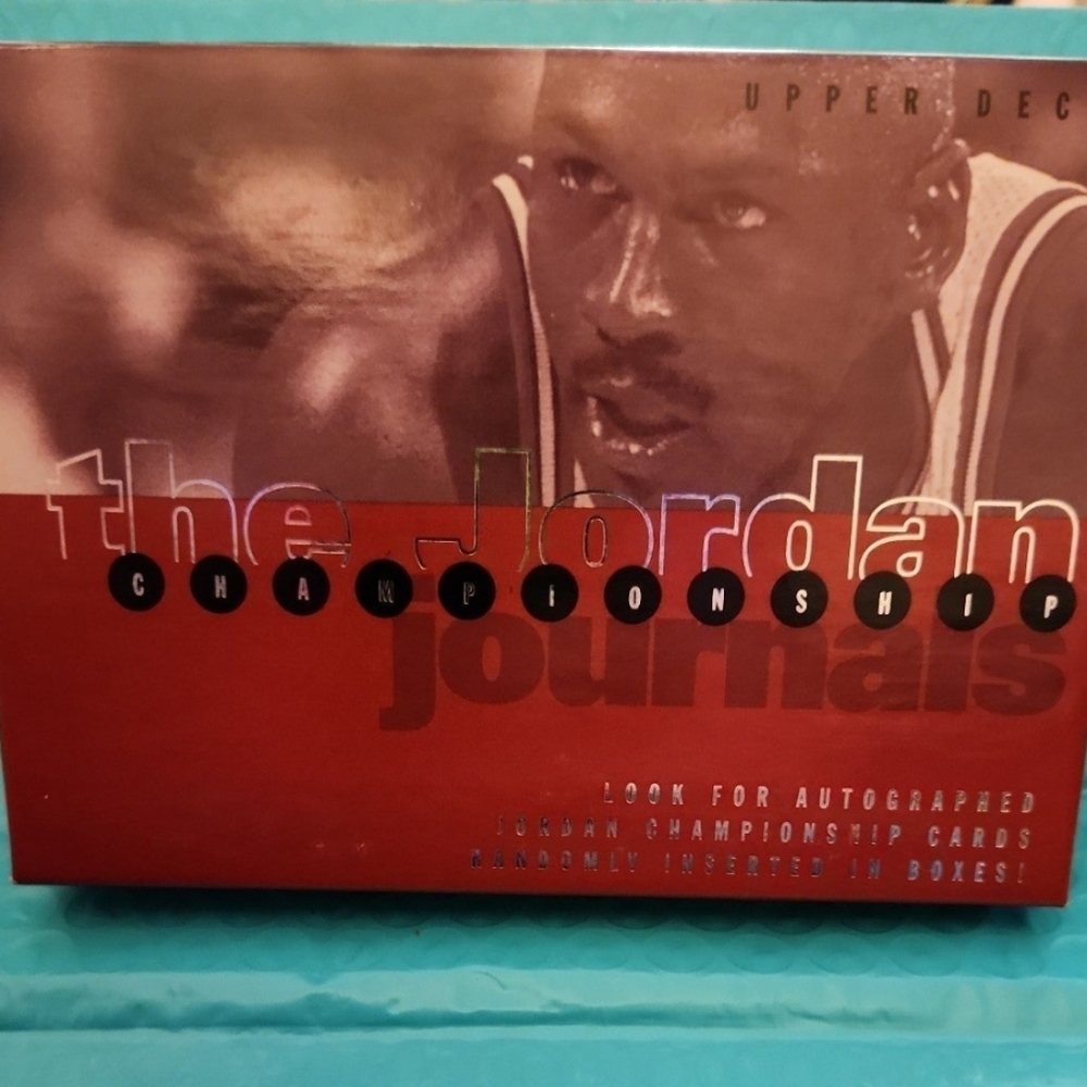 Michael Jordan Rare Upper Deck Collectors Edition Set:  Championship Journals